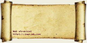 Tijana Isaković vizit kartica